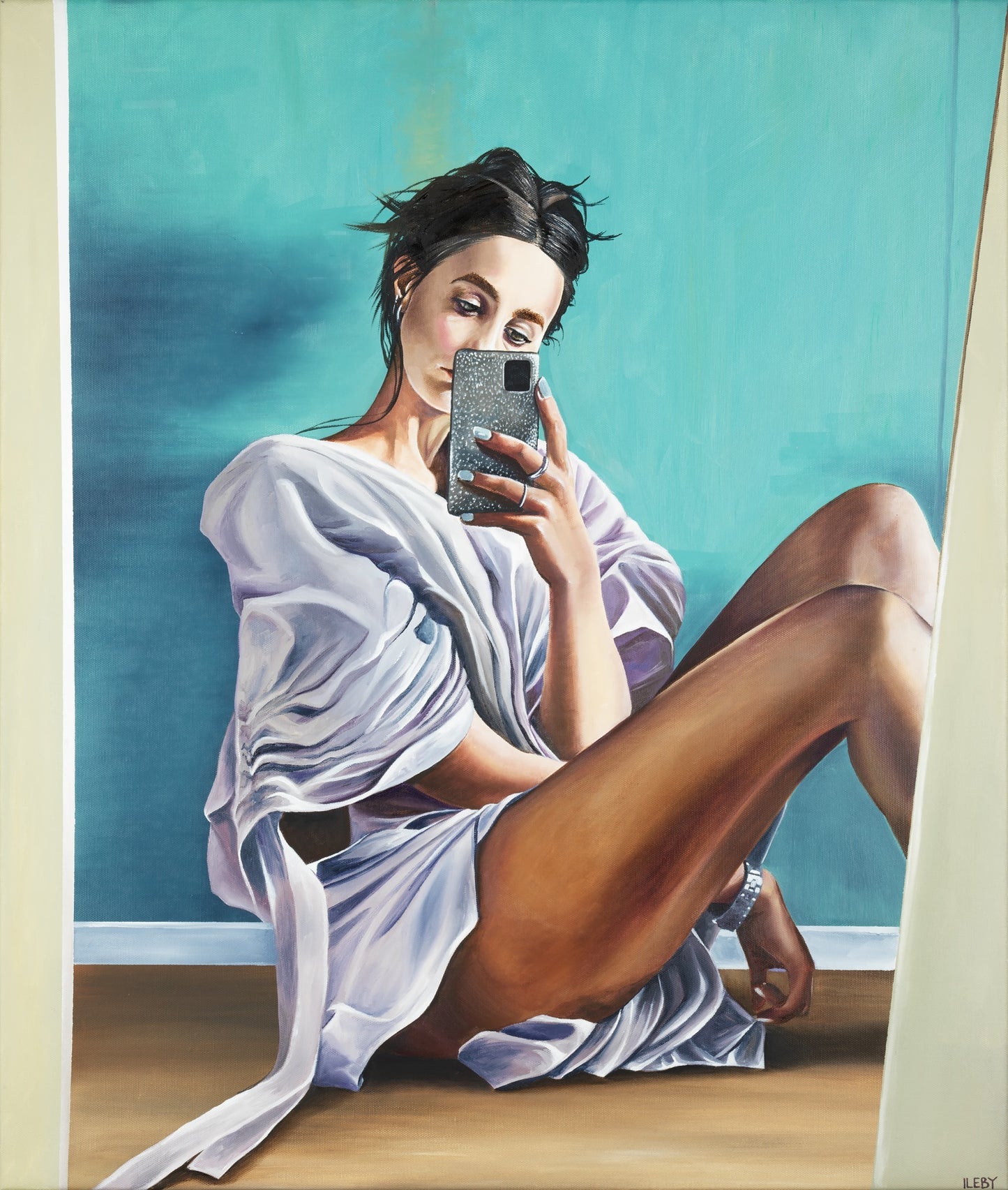 Selfie konsttryck