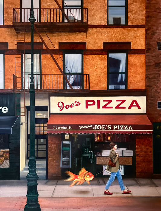 Guldfisken i New York - Konsttryck