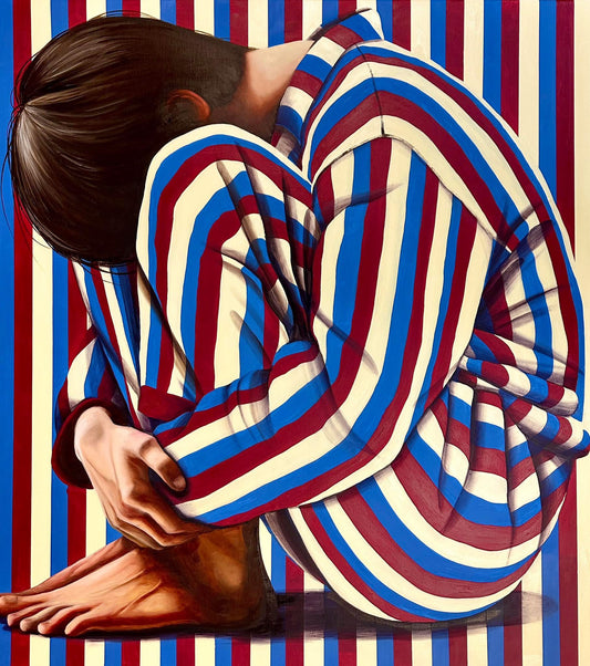 Introvert glasspojke - Konsttryck